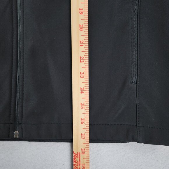 The North Face Jacket Mens Medium Black Apex Barrier Soft Shell IU Health Casual - Picture 8 of 16